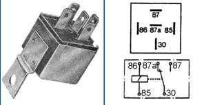 [BOS5804125] BOSCH RELE 12V 20/30A