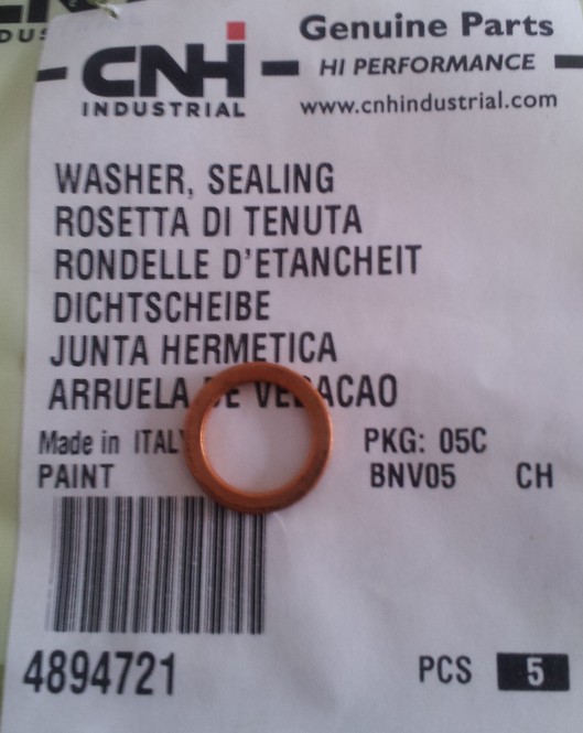 CASE ARANDELA COBRE