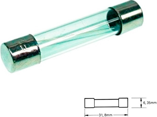 DAVID FUSIBLE 6 X 32 X 10A CRI Cristal