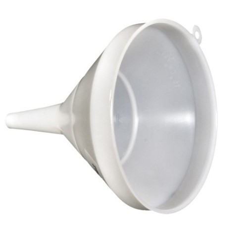 EMBUDO BLANCO 15 CM PLASTICO