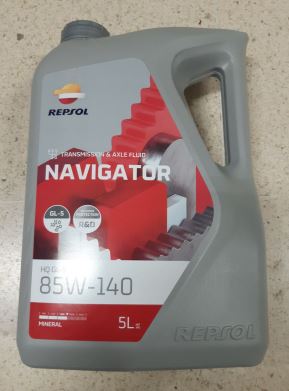 ACEITE REPSOL NAVIGATOR HQ GL-5 85W140 Contenido:5L