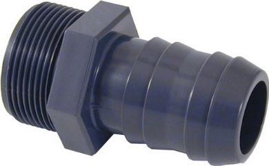 GOT.ENLACE MIXTO P.E. 25-3/4M Faherma. Largo rosca macho 14 mm.