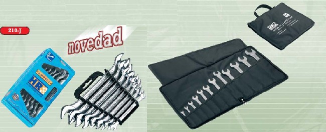 JUEGO LLAVES FIJAS 6-7a30-32AL Alyco. Con soporte de plástico. 12 Llave