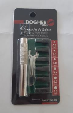 SACABOCADOS JGO 6PZ.