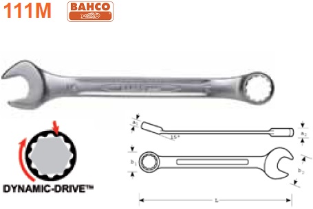 LLAVE COMBINADA 12 MM. BAHCO Palmera-Bahco.