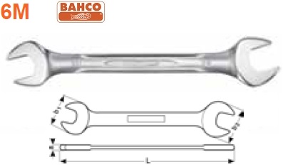 LLAVE FIJA N. 8-9 BAHCO Palmera-Bahco