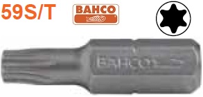 PUNTA TORX T-27 1/4 Bahco largo de 25mm