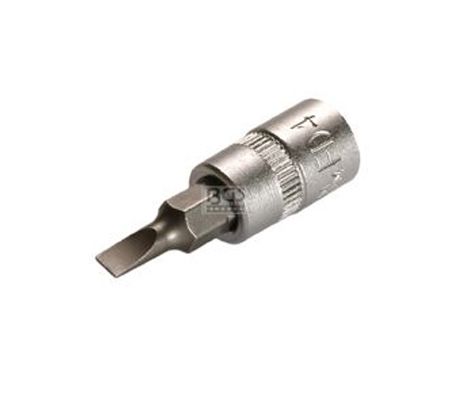 LLAVE VASO CUADRADILLO 1/4 PUNTA 5.5 MM.PLANA JBM