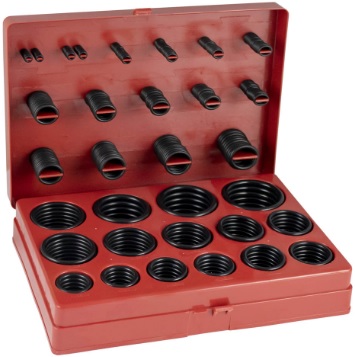 KIT JUNTAS TORICAS MALET.386PZ O-ring standard. Serie Nitrilo (NBR)