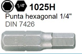 KING TONY PUNTA ALLEN 4X25 MM DIN7426