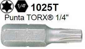 KING TONY PUNTA TORX T8X25MM