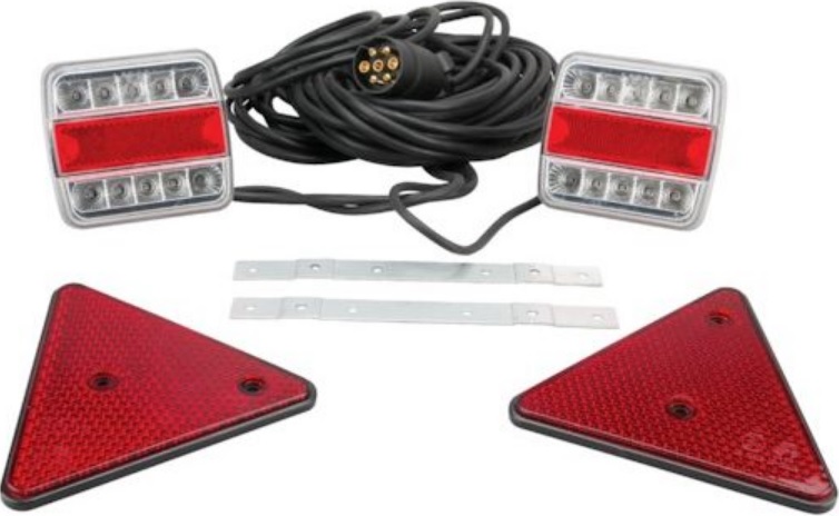 CABLE CON PILOTOS MAGNETICOS LED 7,5M Tensión: 12V. CON Triangulos LED