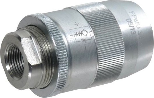 ESTRANGULADOR CAUDAL BIDIRECCIONAL 350 BAR 1/2 BSP