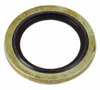 ARANDELA METAL GOMA M-18 Galvanizadas/NBR.