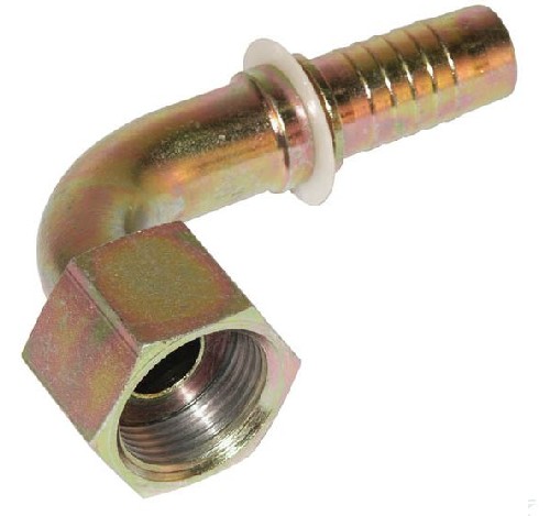 TERMINAL TUERCA LOCA 90G 11/16 ORFS PLANO MANGUERA  3/8