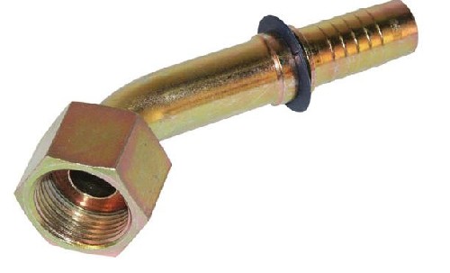 TERMINAL TUERCA LOCA 45G 11/16 ORFS PLANO PARA MANGUERA  3/8