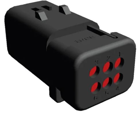 CONECTOR AMPSEAL 16 MACHO 6 PI Para 6 pines macho