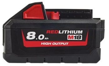 MILWAUKEE BATERIA M18 HB 8.0AH Indicador carga integrado. HIGH OUTPUT