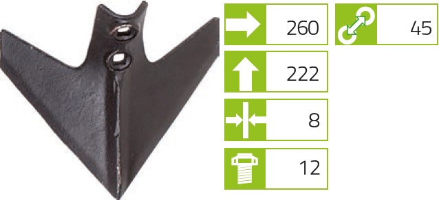 GOLONDRINA CAMPOA 599-8 CON NERVIO Vibro flex boro.
