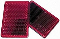 CATADIOPTRICO RECTANGULAR ROJO 110X44