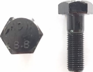 TORNILLO ROTAVATOR 1/2X38 CON TUERCA