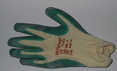 GUANTE GOMA VERDE-AMAR.GRIP