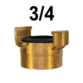 [RIE0037/40] RIE.ACOPLE GEKA 2 PATAS ROSCA HEMBRA 3/4 PUL.