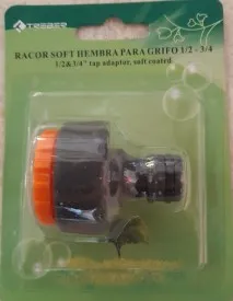 RIE.RACOR RAP.HEM.3/4-1/2 PLA. Rosca Hembra, Racord macho. Treber